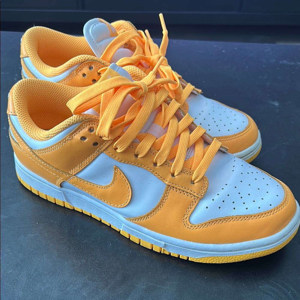 Kids Orange and White Sneakers